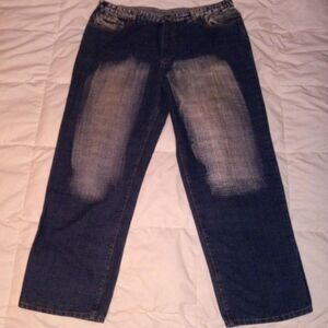 Unbranded Men's Navy and Blue Jeans